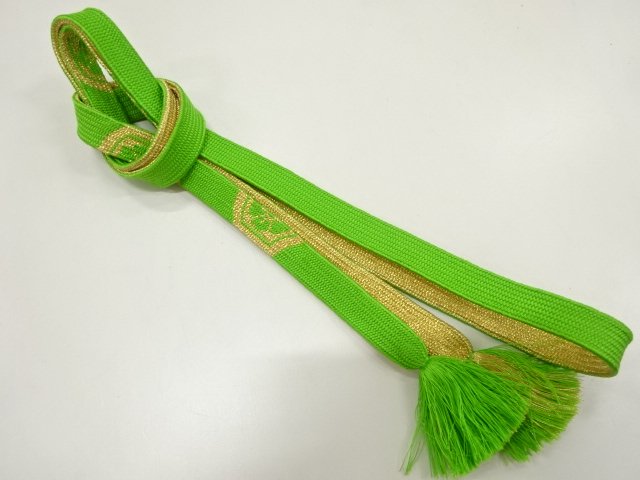 JAPANESE KIMONO / HAND-TIED OBIJIME CORD